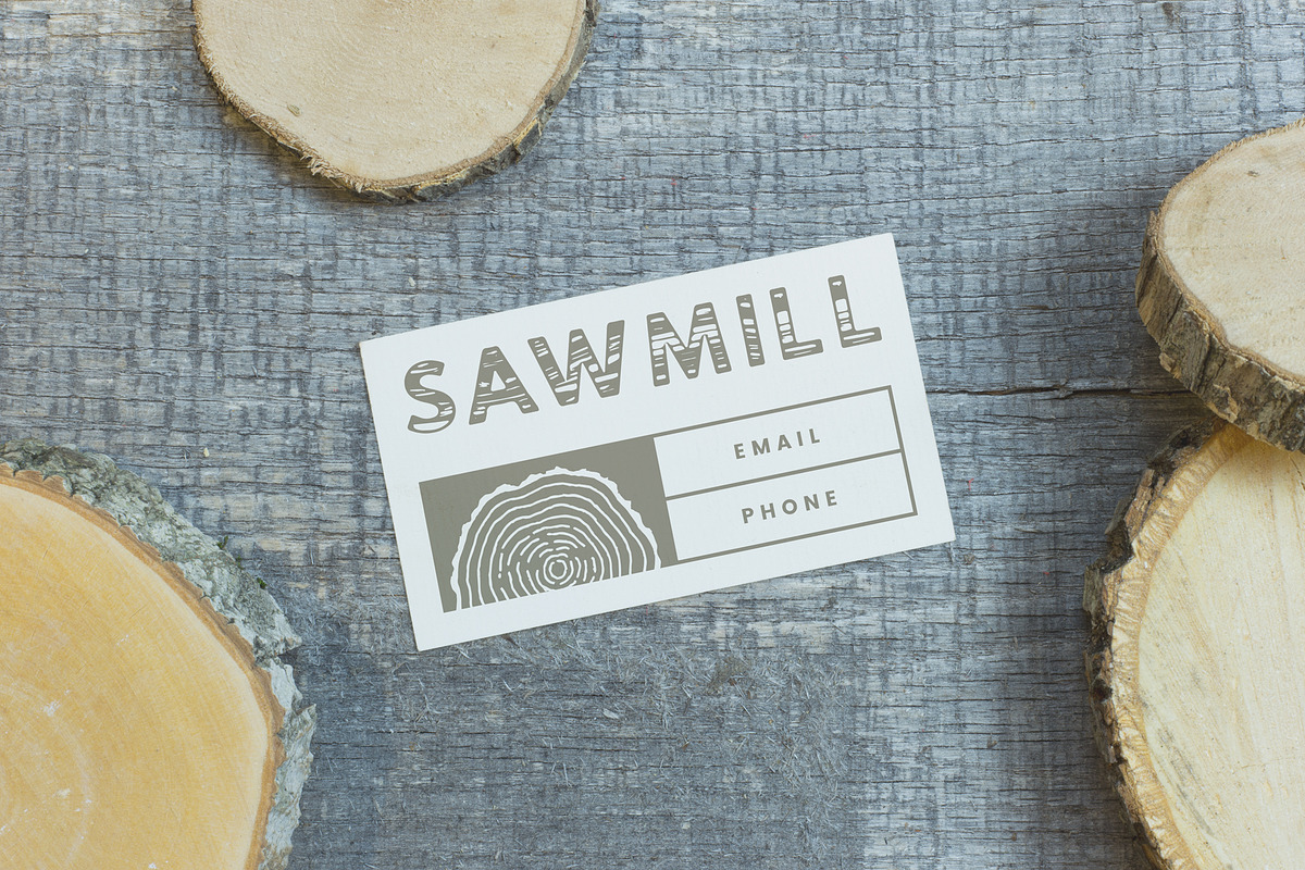 Timber Hitch Font + Nature Designs preview 8