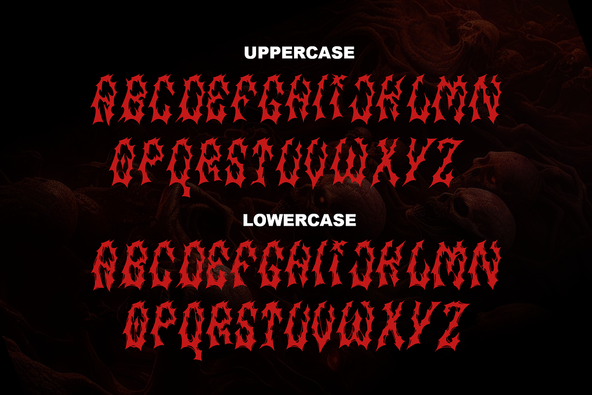 Firehell, a Blackletter Font by zamjumps (Photo 8 of 11)