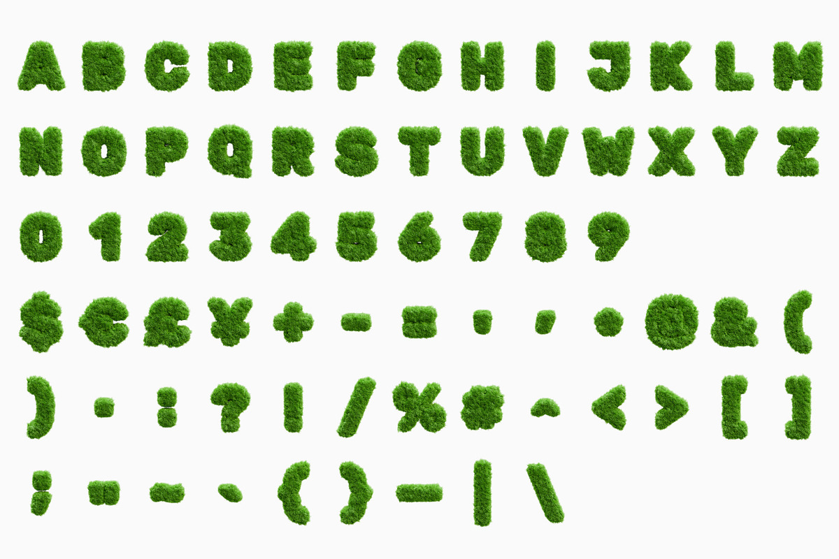 Fresh Grass Font, a Sans Serif Font by itefan Studio (Photo 4 of 5)