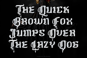 Timebomb Blackletter, a Blackletter Font by madeDeduk (Thumbnail 11 of 14)