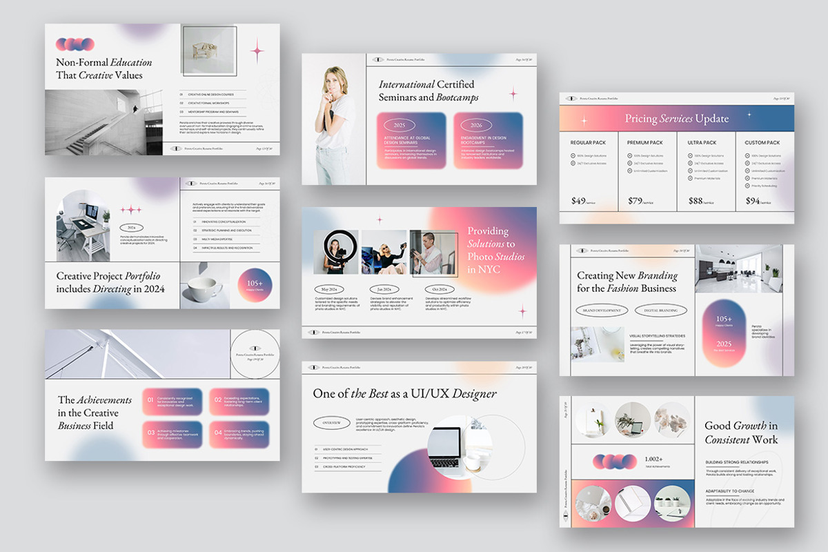 Perota Creative Resume Keynote, a Presentation Template by kerismaker (Photo 5 of 10)