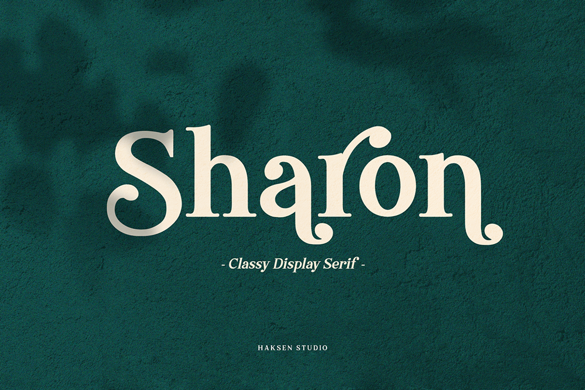 Sharon Modern/Vintage Font, a Serif Font by Haksen (Photo 11 of 11)