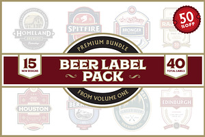 Premium Bundle Beer Label Pack
