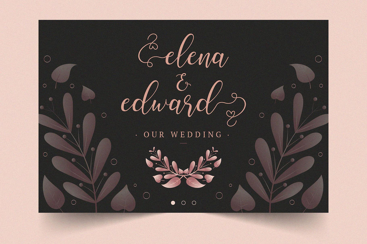 Ellise - Lovely Script Font preview 3