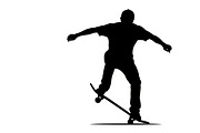 skateboard trick silhouettes showcas, an Illustration by Amazin_art (Thumbnail 17 of 31)