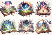 beautiful Fantasy Book, an Illustration by DreamCafeArt (Thumbnail 4 of 7)