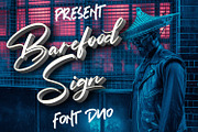 Barefood Sign - Font Combination, a Script Font by Arendxstudio (Thumbnail 1 of 8)