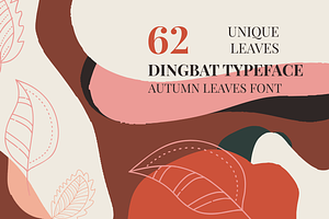 Autumn Leaves Dingbats Font