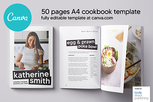 Canva Recipes Cookbook Template