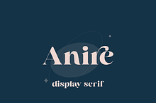 Anire Serif Font