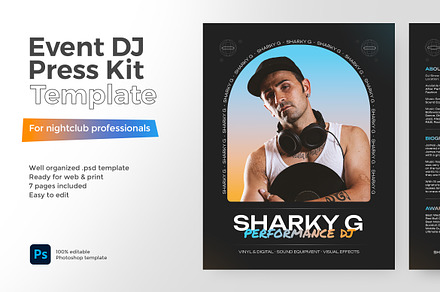 Event DJ Press Kit / Resume Template