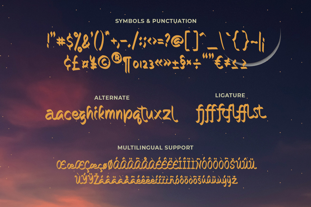Rabiul - Arabic Style Typeface, a Script Font by Typefactoryco (Photo 2 of 8)