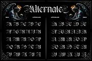 Kraken Gothic Typeface, a Blackletter Font by alit design (Thumbnail 3 of 20)