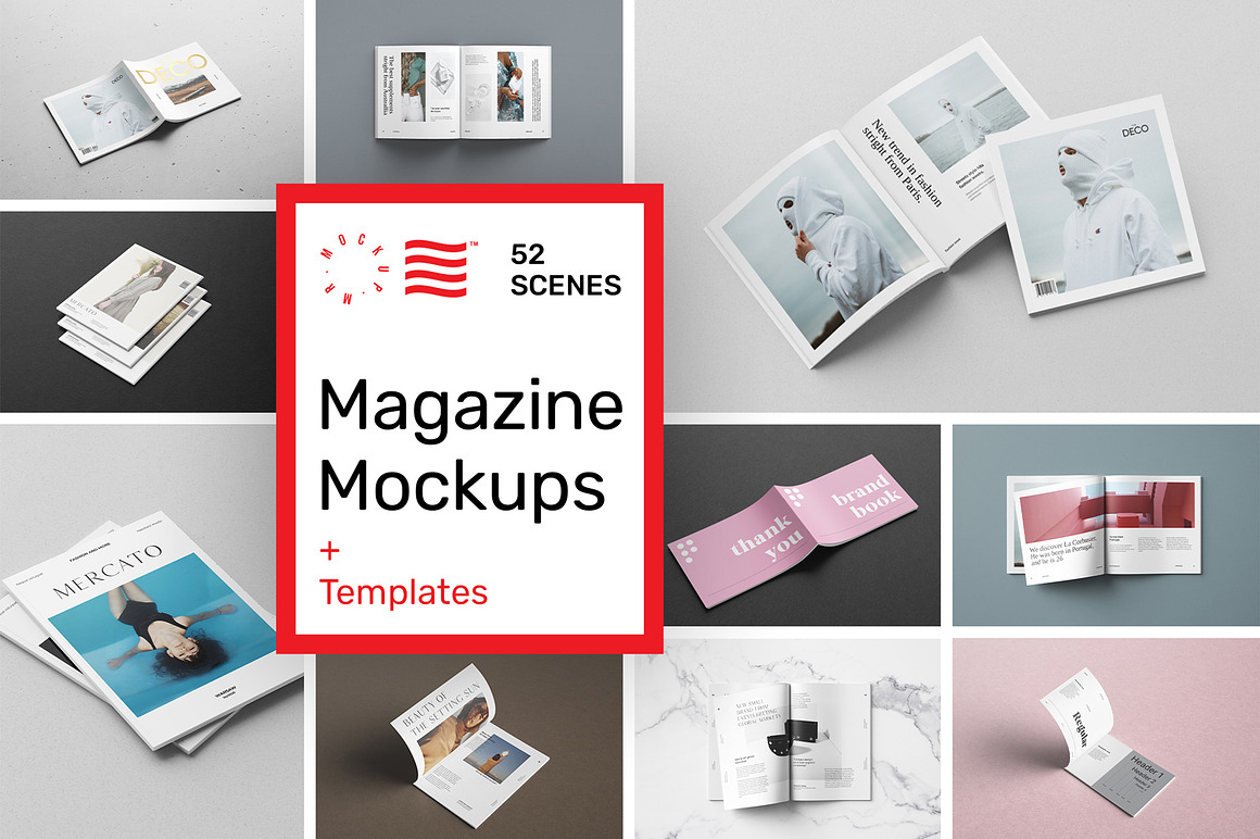 Magazine Mockups - 52 Scenes, a Books & Magazine Mockup by Mr.Mockup™ (Photo 1 of 10)