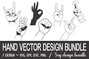 Hand Vector Design Bundle, an Illustration by Active Designers (Thumbnail 1 of 8)
