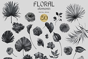OBSCURED Black Floral collection, a Decorative Illustration by Anastezia Luneva (Thumbnail 7 of 8)