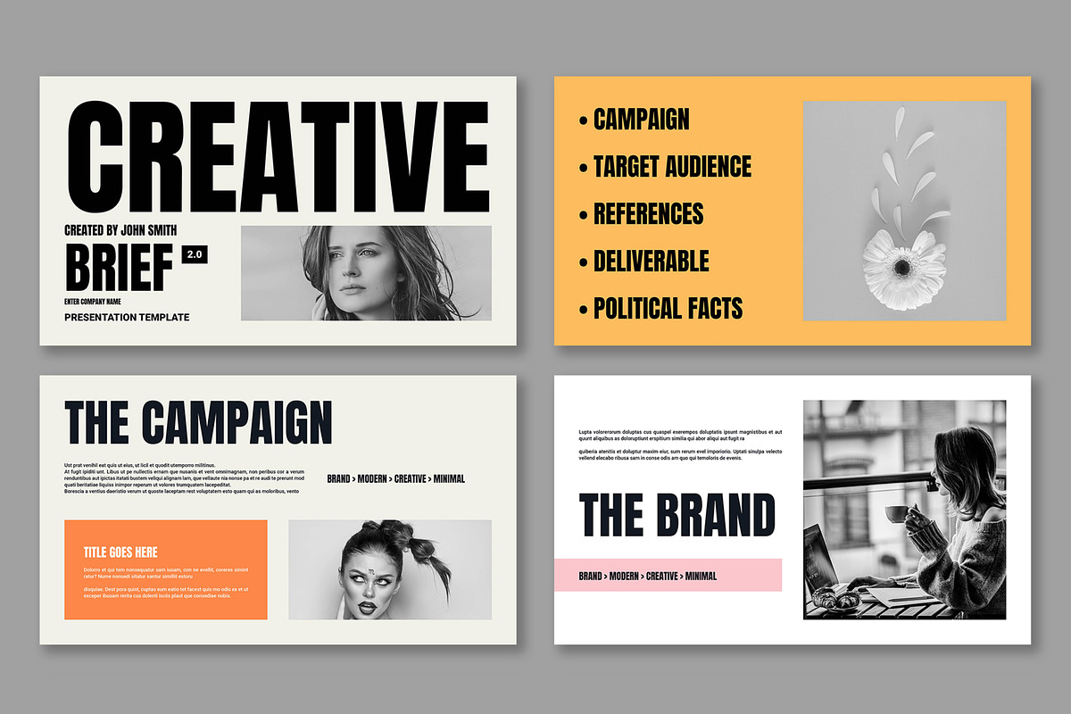 Creative Brief Presentation, a Presentation Template by ContestDesign (Photo 2 of 5)