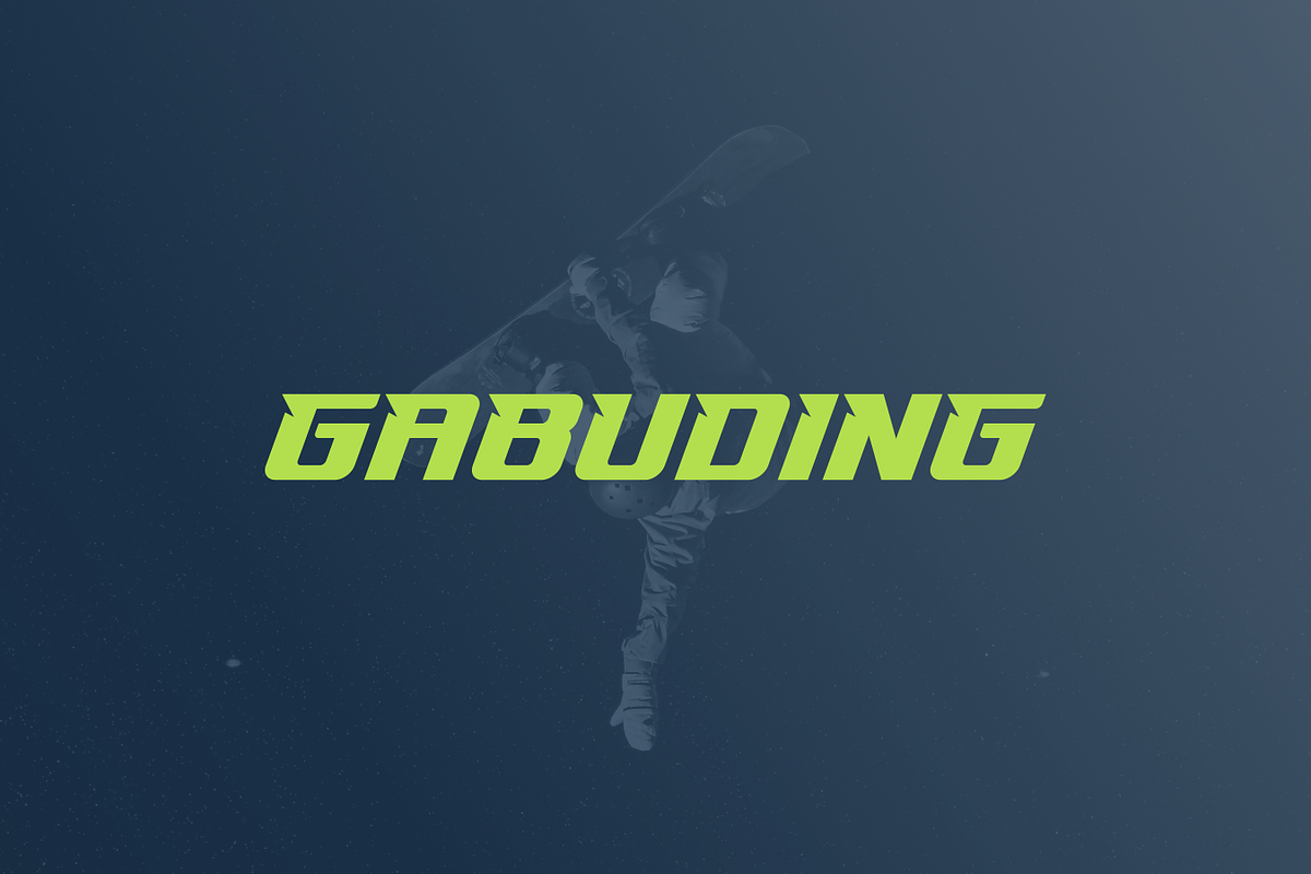 Baguro - Modern Sport Typeface, a Sans Serif Font by Letterna (Photo 4 of 4)
