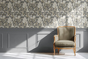 Vintage Wallpaper Paneling Mockup, a Household Mockup by 1001 mockups (Thumbnail 5 of 8)