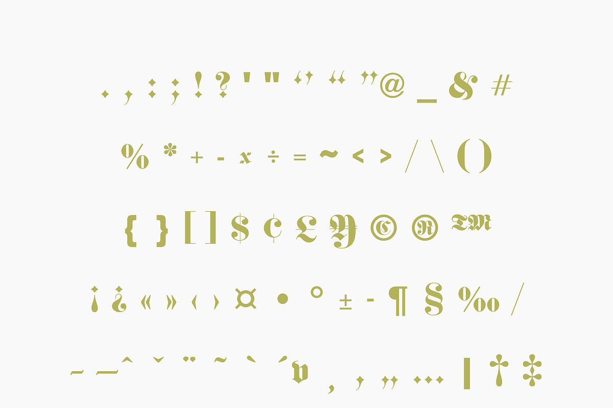 Sampil – A Nostalgic BlackLetter, a Blackletter Font by Creative Foundry (Photo 7 of 8)