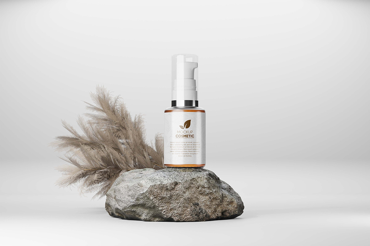Cosmetic Pump Bottle Mockups, a Packaging Mockup by Alhaytar (Photo 2 of 3)