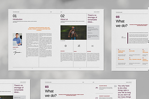 Annual Report Brochure Template