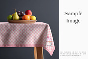 Square Tablecloth Mockups, a Household Mockup by mock-ups (Thumbnail 7 of 28)