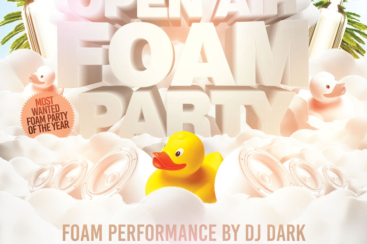 Open Air Foam Party, a Flyer Template by darkmonarch (Photo 3 of 4)