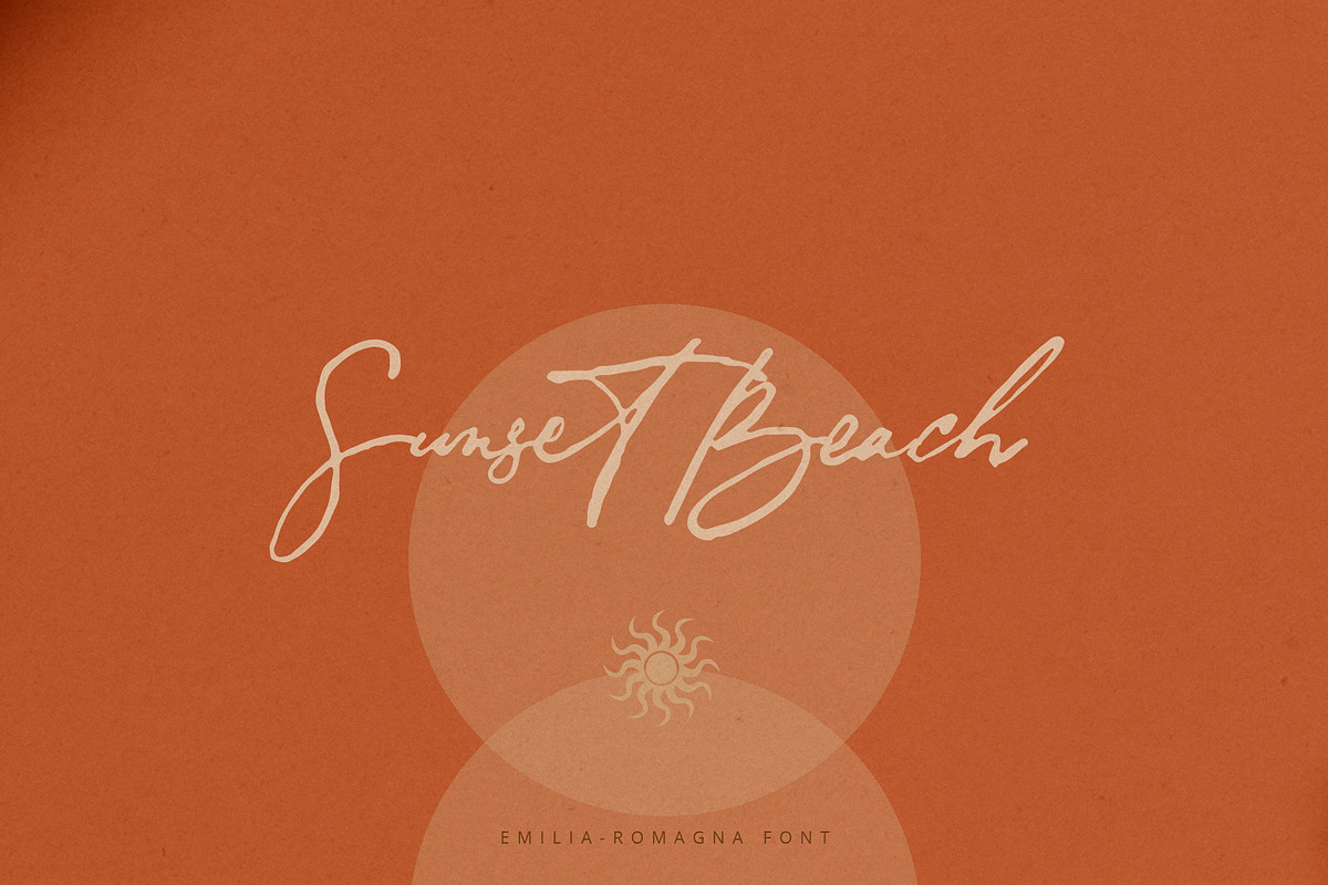 Emilia-Romagna Script Font, a Script Font by Creativeqube Design (Photo 5 of 13)