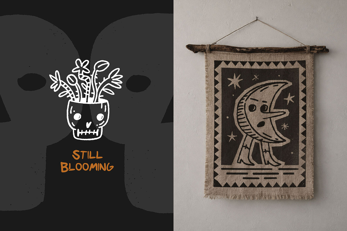 Haunted Hollow: Halloween Kit., a Seasonal Illustration by Red Monkey (Photo 5 of 11)