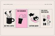 Coffee-Inspired Doodle Collection, an Object Graphic by Marish (Thumbnail 3 of 8)