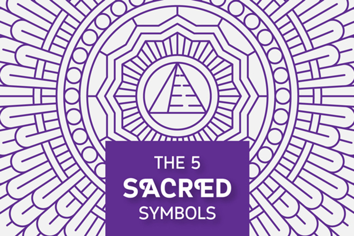 Set of Sacred Symbols and Patterns, an Illustration by Zhurov (Photo 1 of 9)