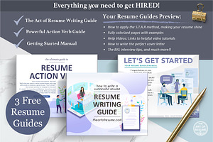 Modern Resume Templates, CV Designs