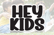 Hey Kids | Script Font