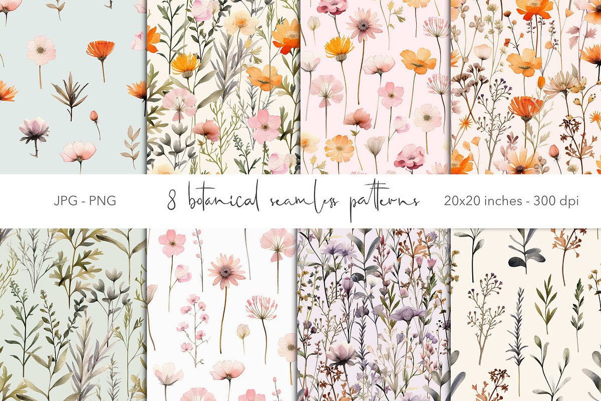 Tiny wildflowers set, a Decorative Illustration by marie dricot (Photo 12 of 15)