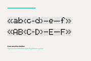 Liquid LCD Pixel font (28 styles), a Font by SelfBuild Type (Thumbnail 14 of 15)