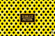 Black Yellow Watercolor Polka Dots, a Pattern Graphic by Creative Store (Thumbnail 4 of 5)