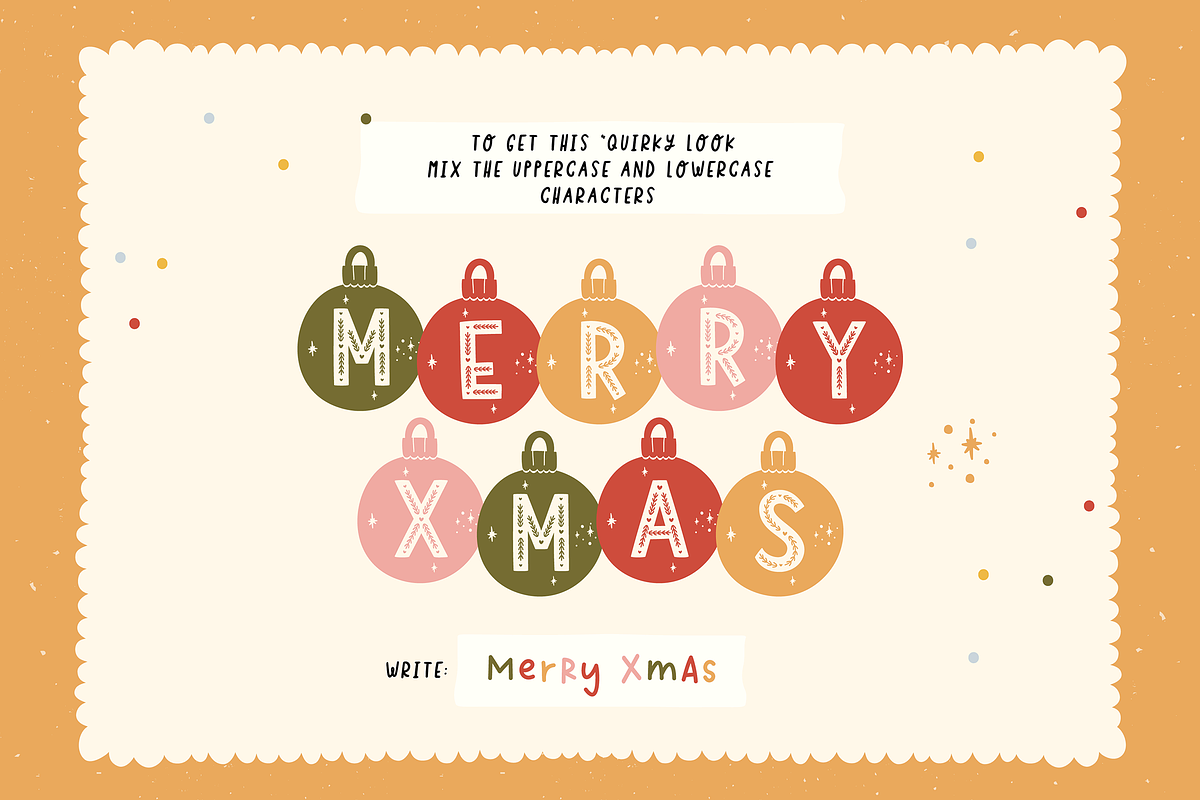 DEAR XMAS, a Font by Maria Feliz Fonts (Photo 10 of 11)