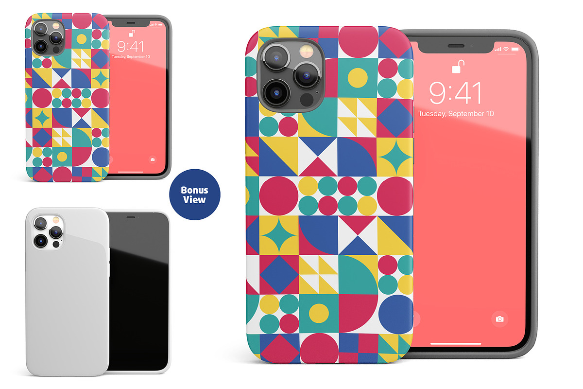 Phone 12 Pro Tough Case Mock-up, an iPhone Mockup by Colatudo Store (Photo 9 of 9)