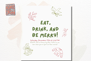 Hand-Drawn Christmas Doodle SVG PNG, a Seasonal Illustration by RimzStudio (Thumbnail 8 of 11)