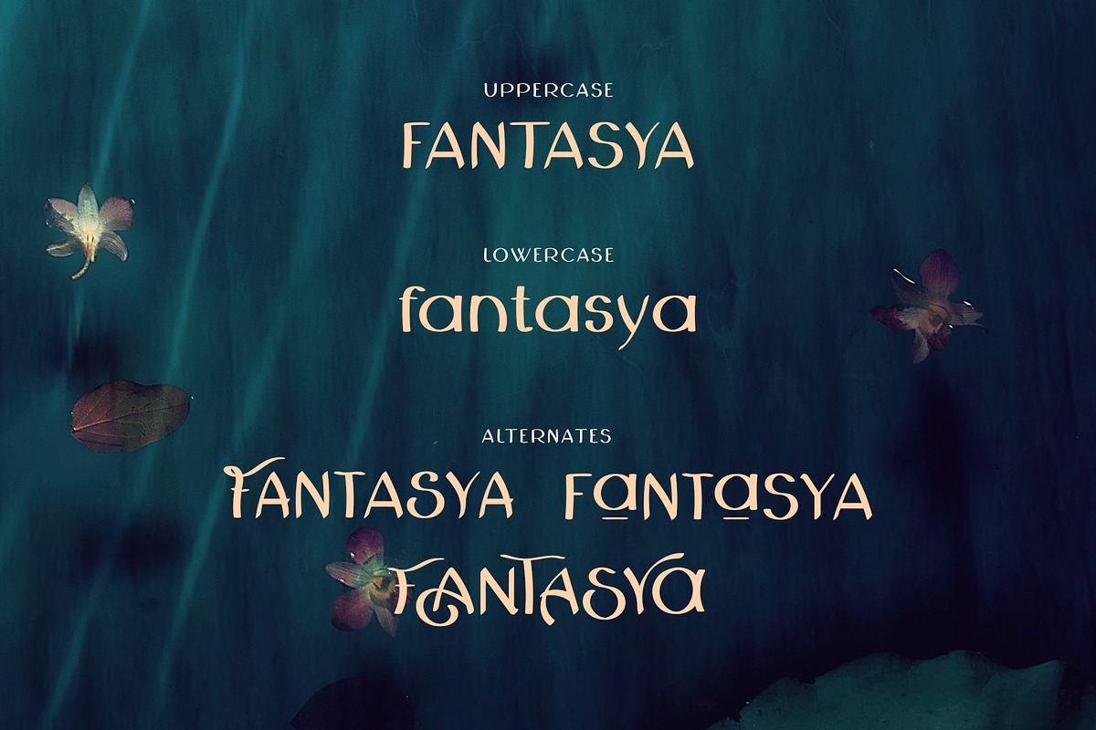 Fantasya Hand Drawn Font preview 2