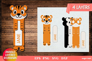 Animals Bookmark SVG Bundle