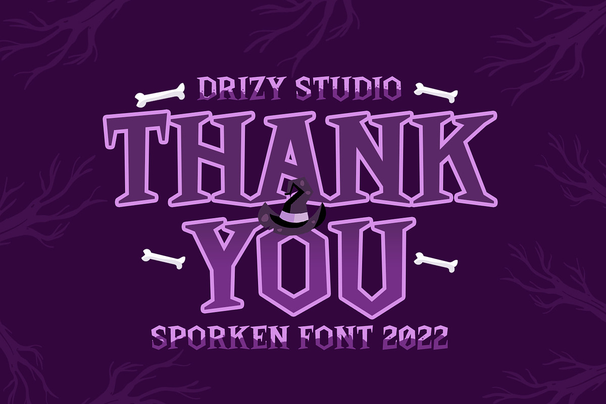 Sporken - Halloween Gothic Font, a Serif Font by Drizy (Photo 10 of 10)