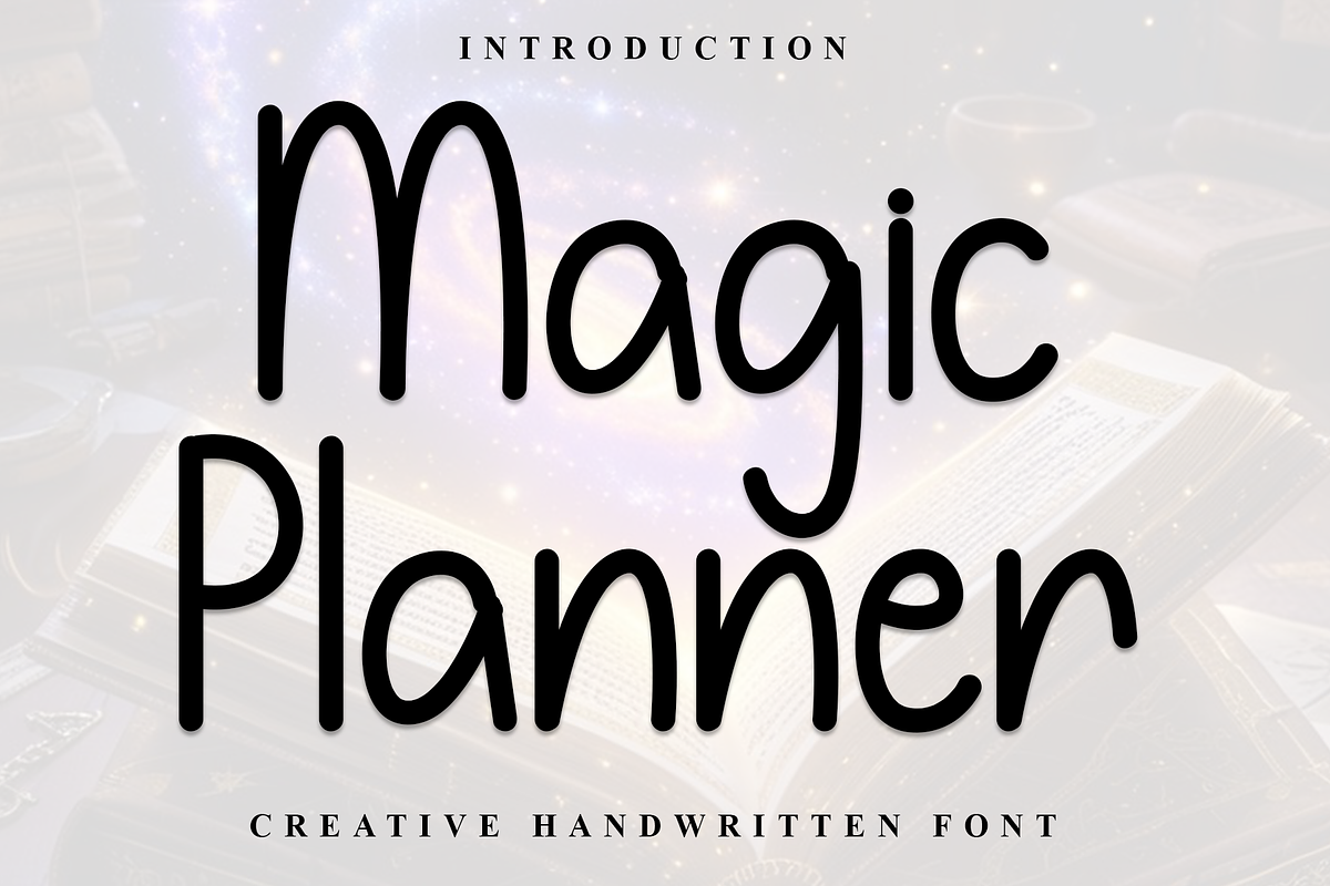 Magic Planner, a Sans Serif Font by FreshTypeINK (Photo 1 of 8)