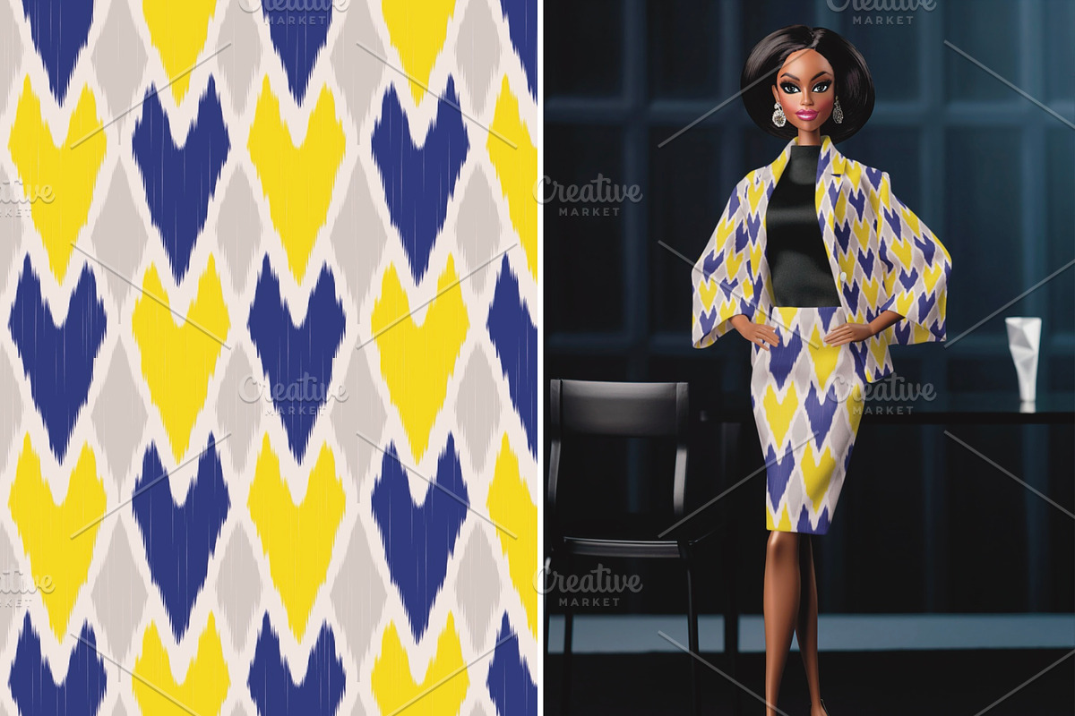 Colorful Ikat Seamless Pattern, a Pattern Graphic by PPEthnicDecorPattern (Photo 3 of 8)