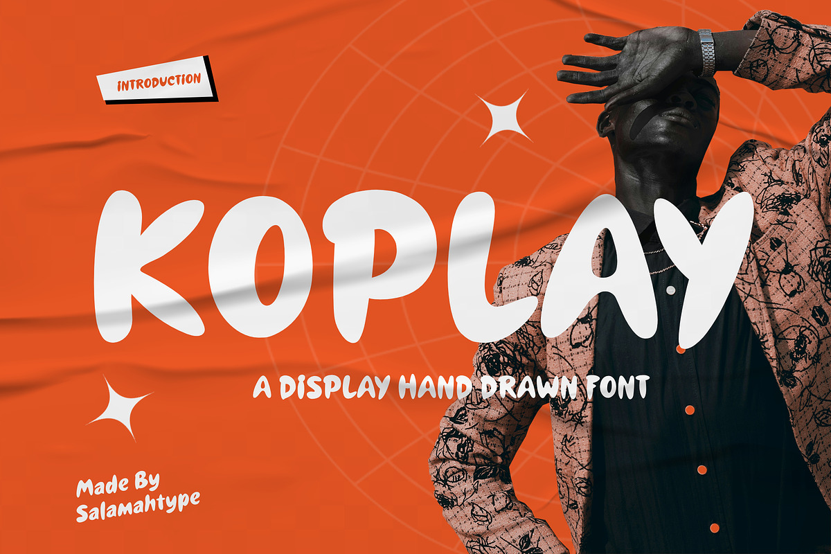 KOPLAY - Handmade Chunky Font, a Handwritten Font by Salamahtype (Photo 1 of 8)