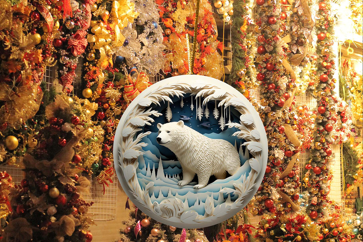 Christmas Ornament Bundle 3d, an Illustration by Moon Studio (Photo 7 of 11)