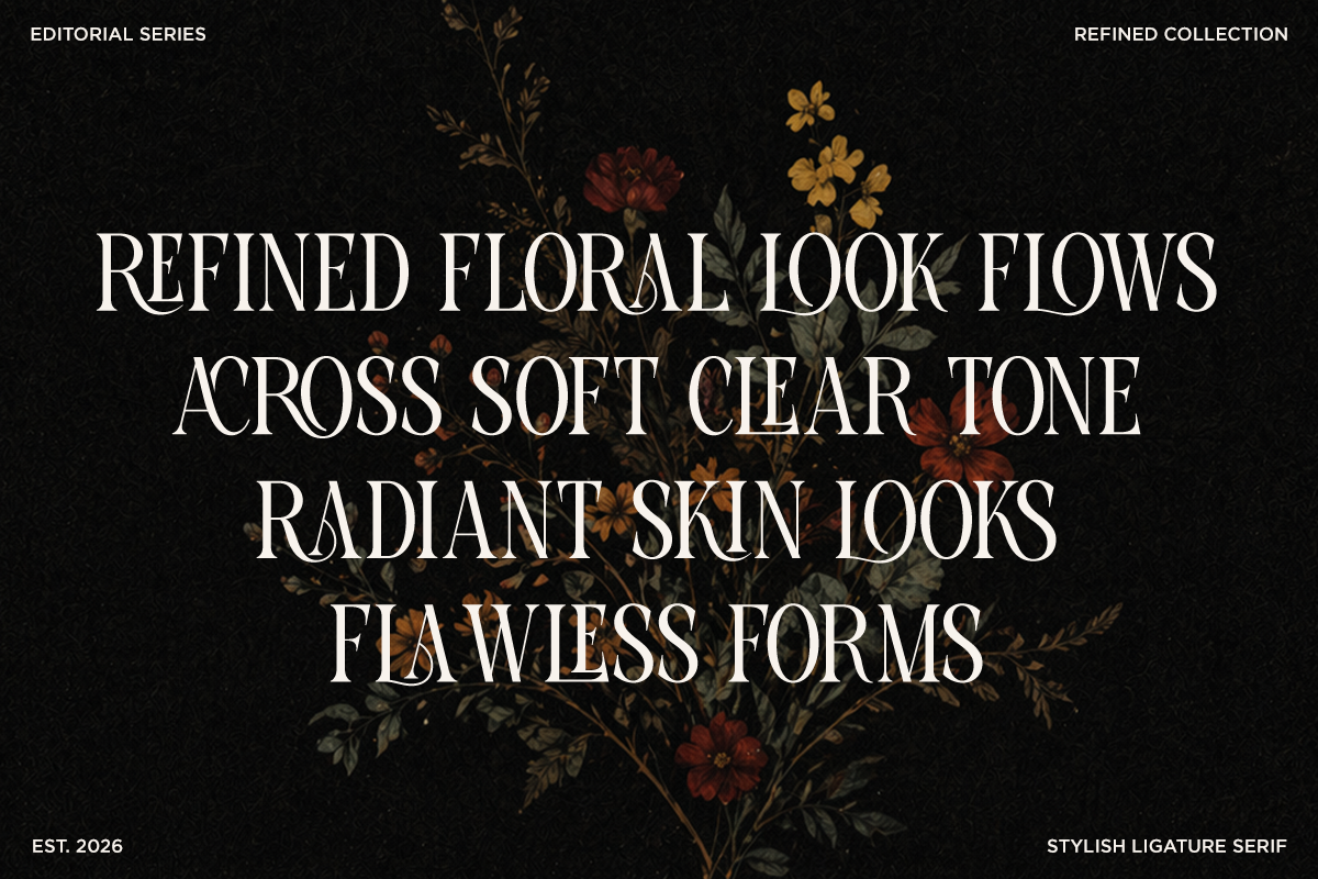 Black Cruise - Luxury Ligature Serif, a Serif Font by RagamKata (Photo 5 of 10)