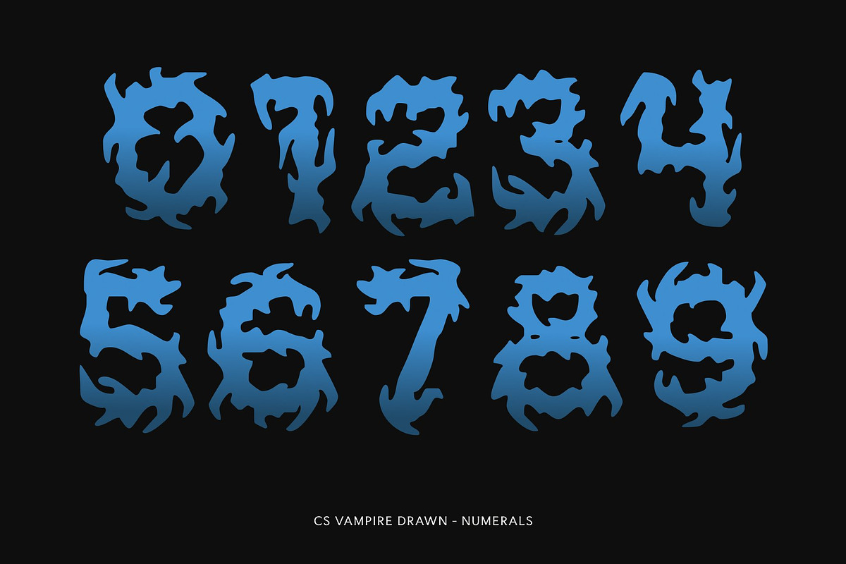 CS Vampire Drawn, a Blackletter Font by Craft Supply Co. (Photo 5 of 8)
