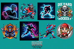 Retro Vintage Hockey Player PNG, a Graphic by Sofia's Fashion